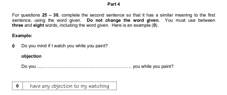 C2 Proficiency Reading Sample Question for Part 4