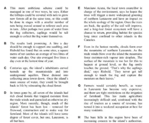 C2 Proficiency Reading sample multiple-choice answers for Part 6