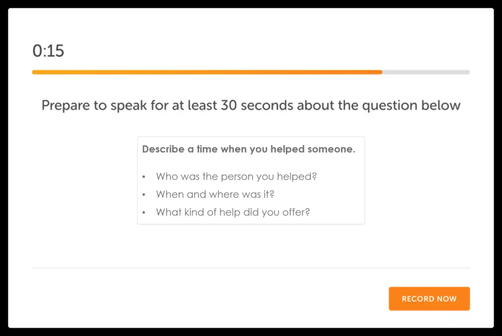 Duolingo English Test Cue Cards Listen Sample Questions 3