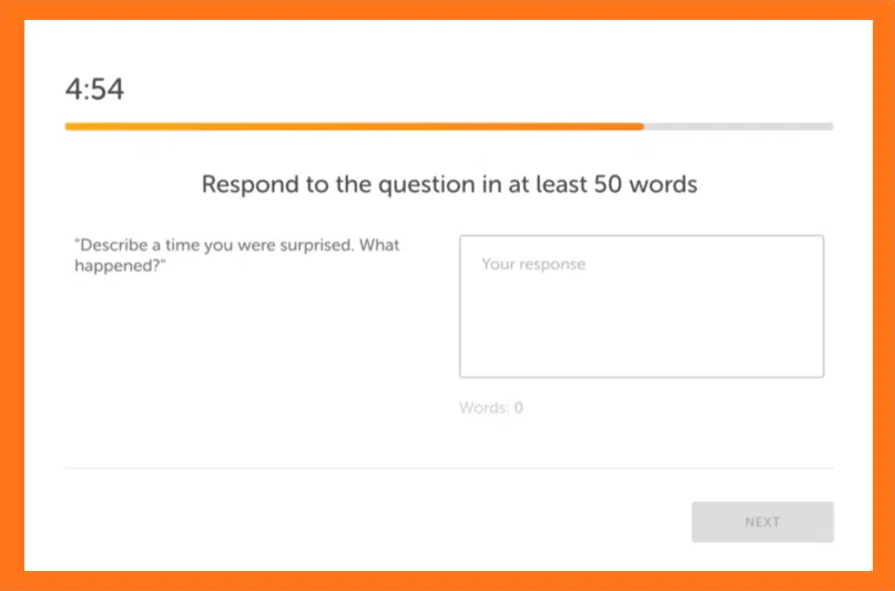 Duolingo English Test Speaking Guide Sample -- Read and Write