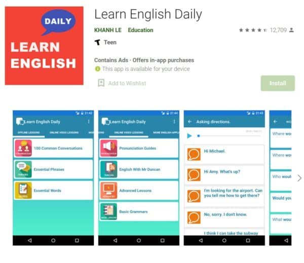 50+ Best Mobile Apps to Learn English