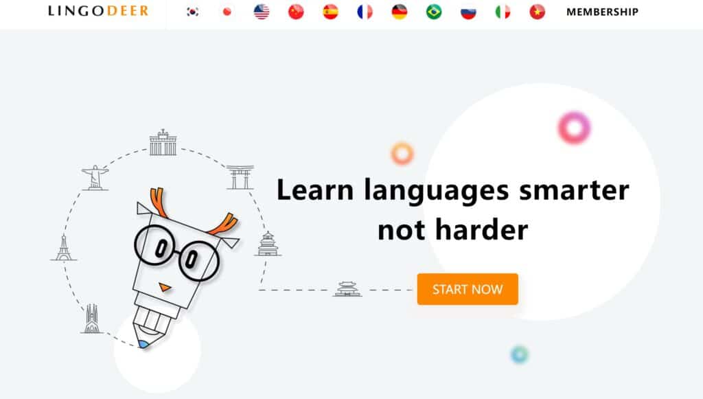 LingoDeer Home Page