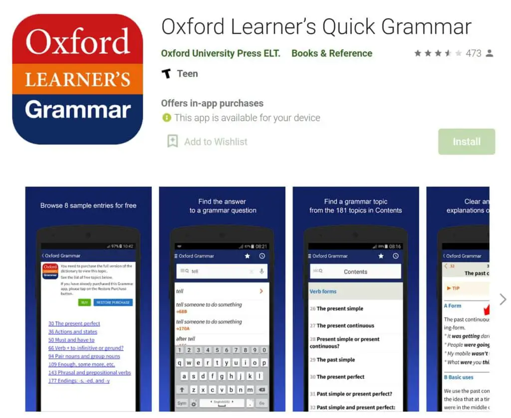 Oxford Learners Grammar