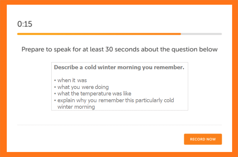 Sample Duolingo English Test Reading Questions -- Read Then Speak Practice 1