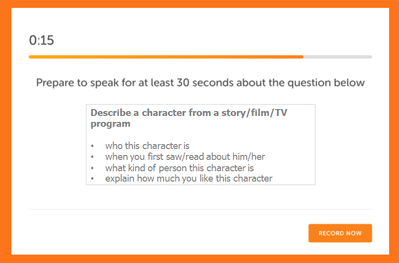 Sample Duolingo English Test Reading Questions -- Read Then Speak Practice 2