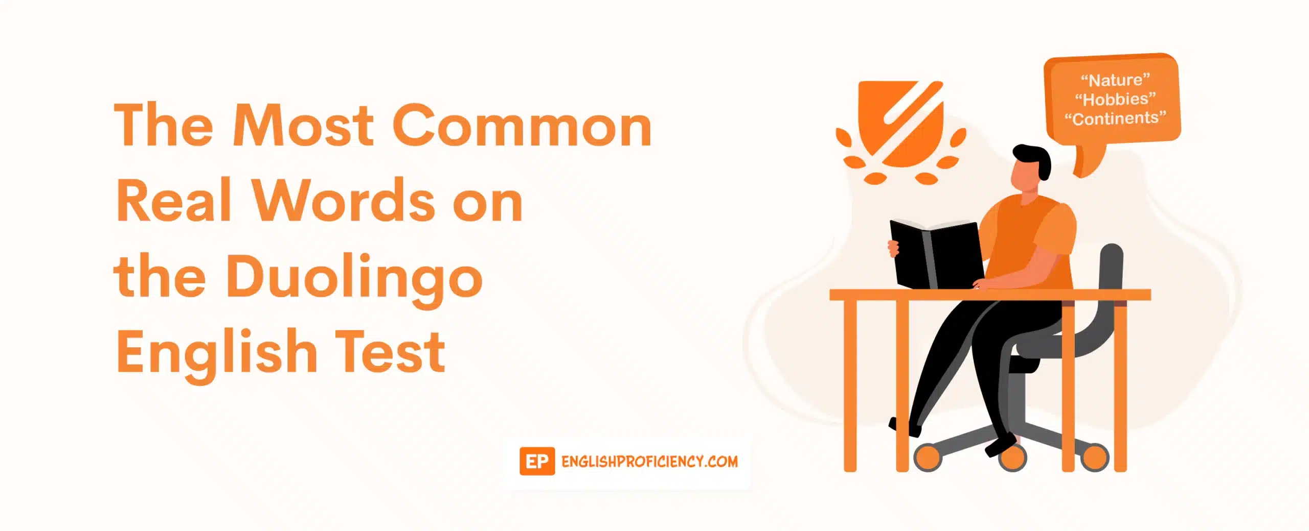 The Most Common Real Worlds on the Duolingo English Test
