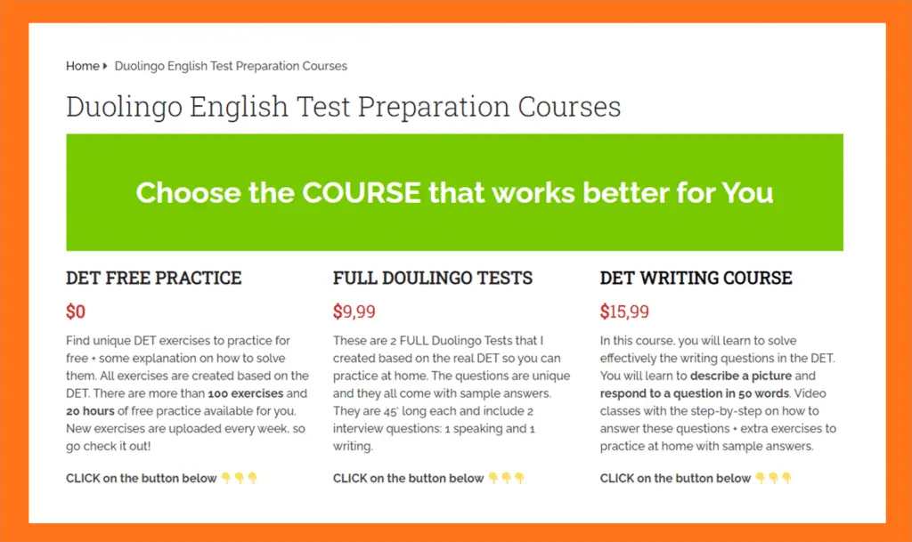 Duolingo English Test Preparation Courses IELTS Ahead