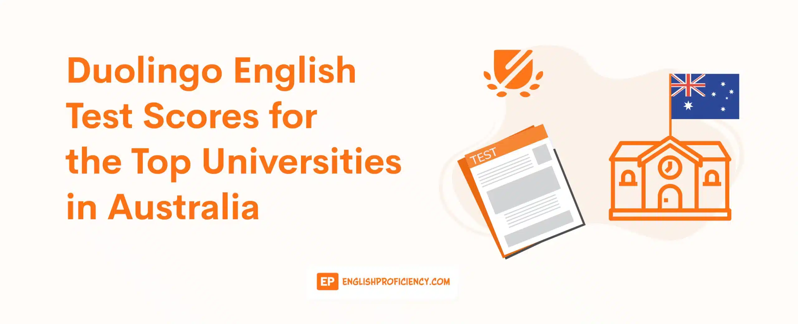 Duolingo English Test Scores for the Top Universities in Australia