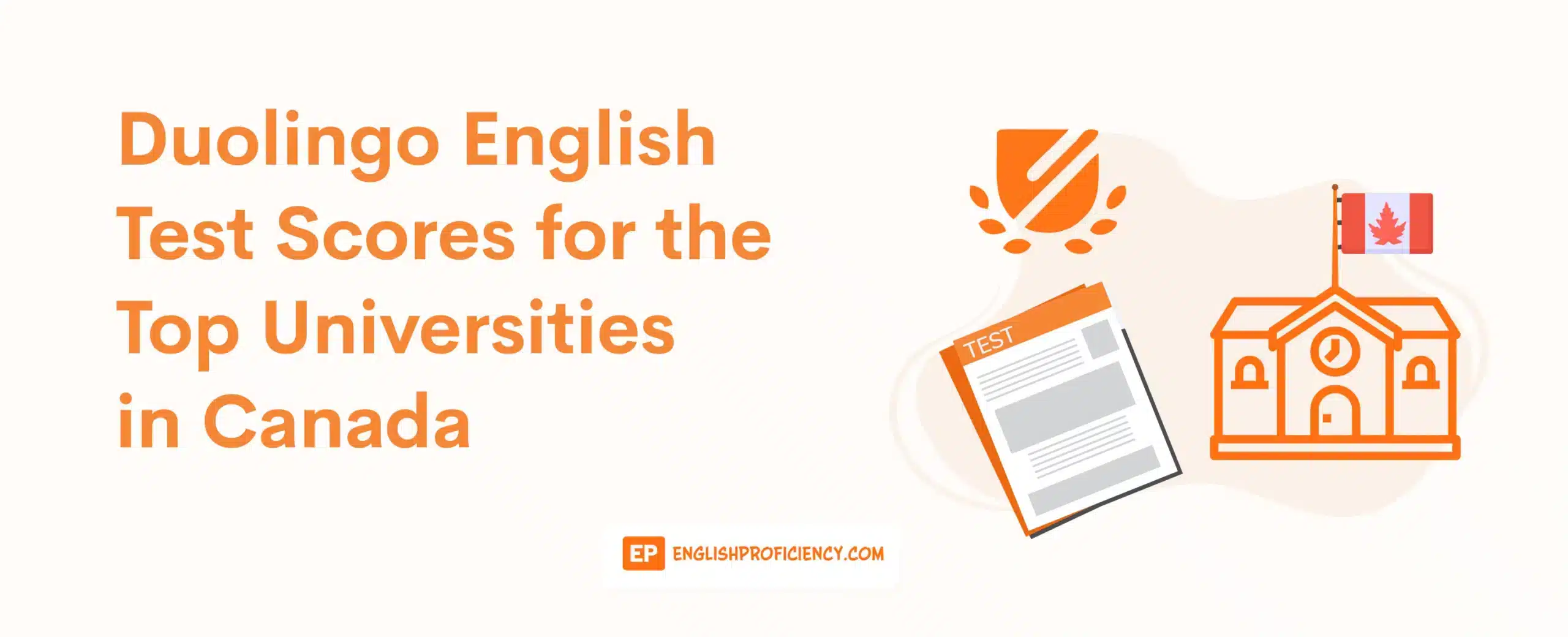 Duolingo English Test Scores for the Top Universities in Canada