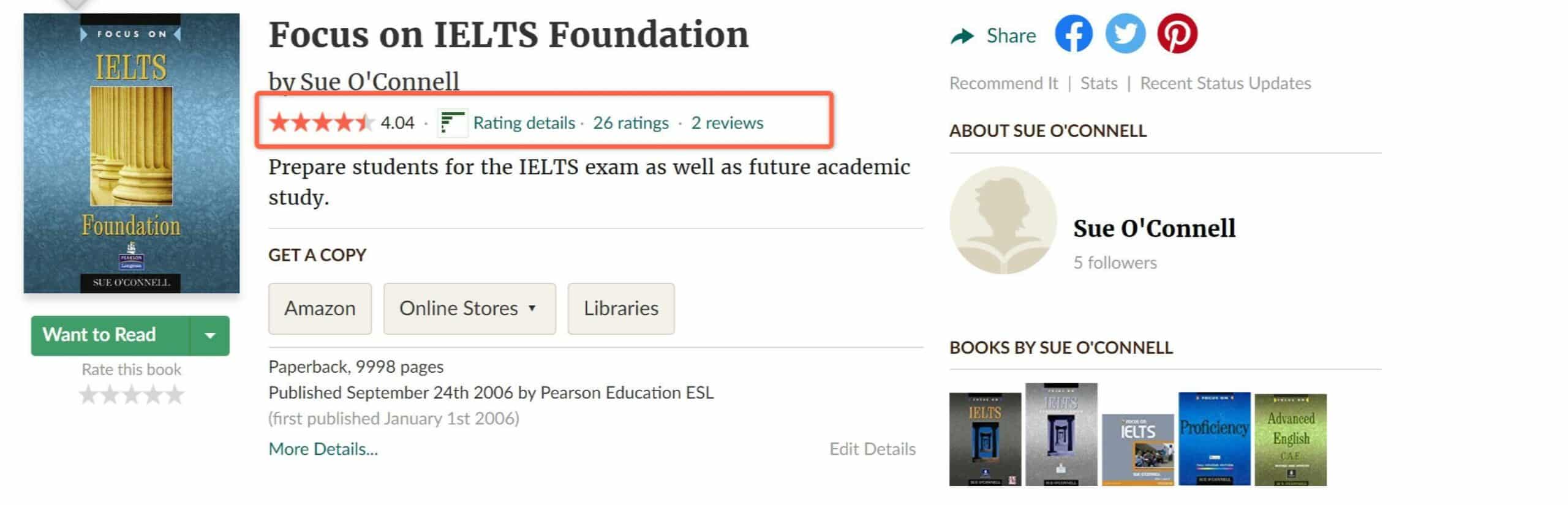 Focus on IELTS Foundation Goodreads 1