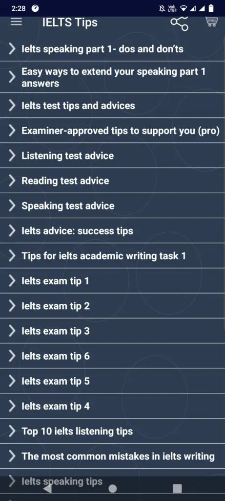 IELTS Complete Preparation amd Exam Free English - Screenshot 2