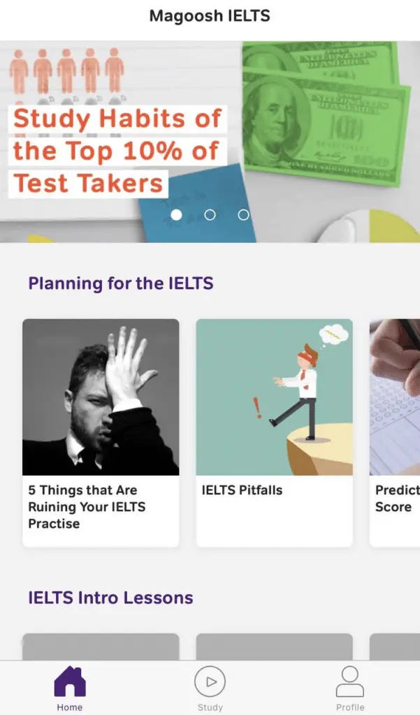 IELTS Exam Preparation and Tutor by Magoosh - Screenshot 1