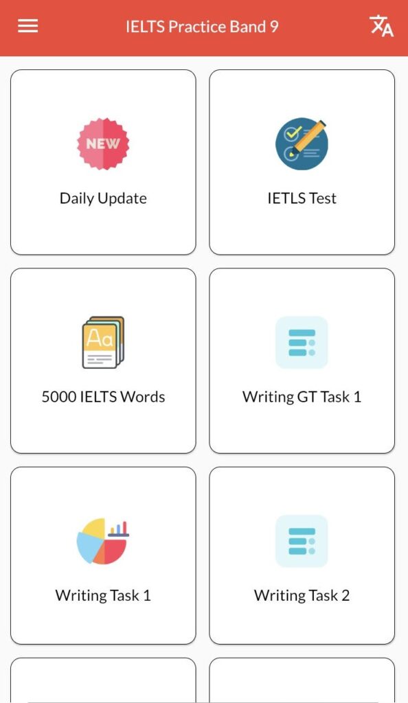 IELTS Practice IELTS Test 9 Bands App -- Screenshot 2