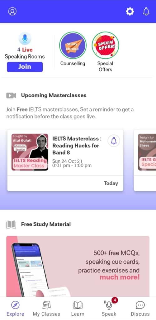 IELTS Prep Leap Scholar - Screenshot 2