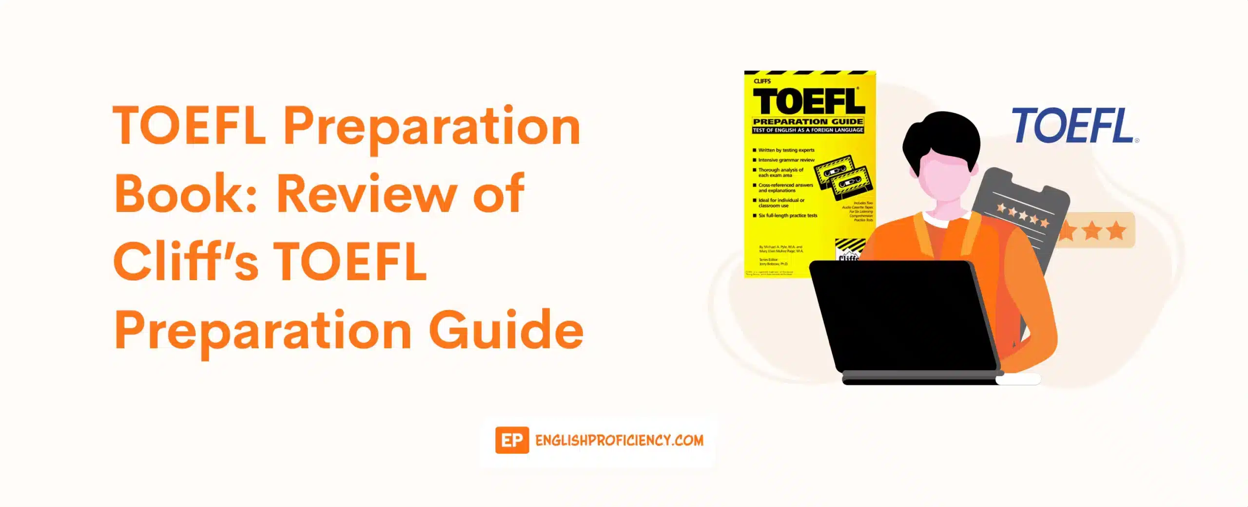 TOEFL Preparation Book Review of Cliff’s TOEFL Preparation Guide
