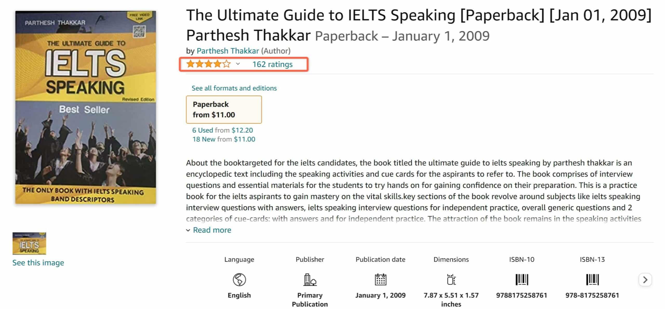 The Ultimate Guide to IELTS Speaking Amazon 1