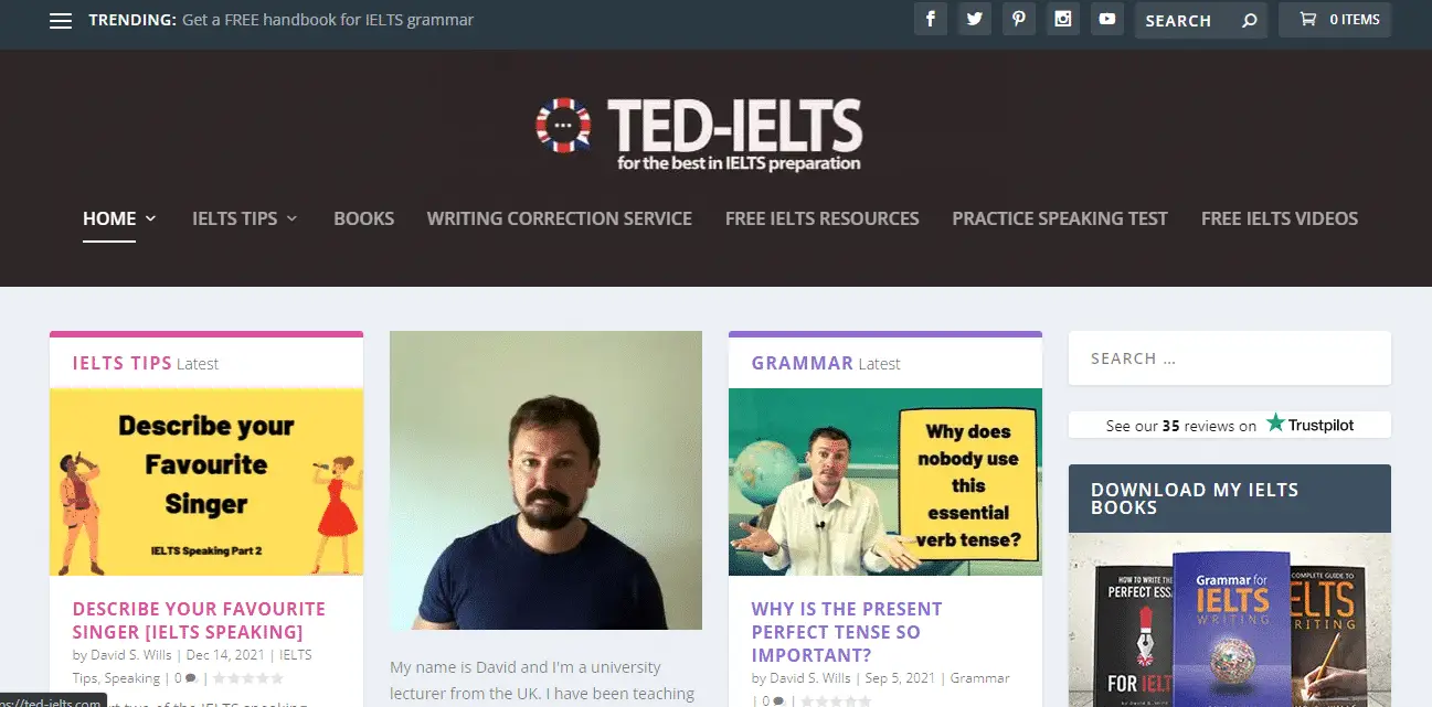 TED-IELTS Home Page