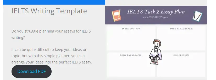 TED-IELTS IELTS Writing Template