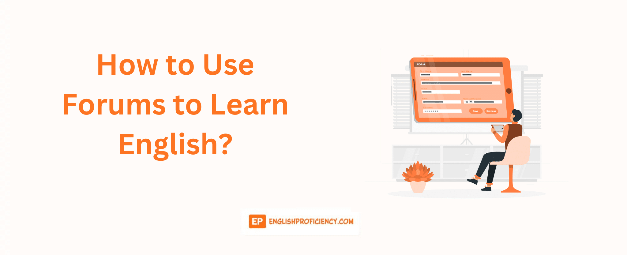 how to use forum to learn english